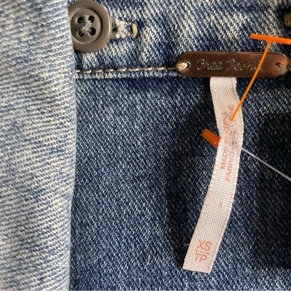 Free People Knit Hooded Denim Jacket - Picture 8 of 13